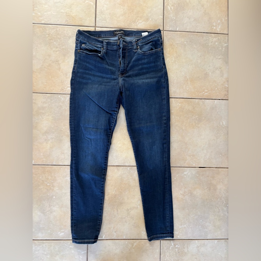 Banana Republic Sculpt Skinny Blue Jeans